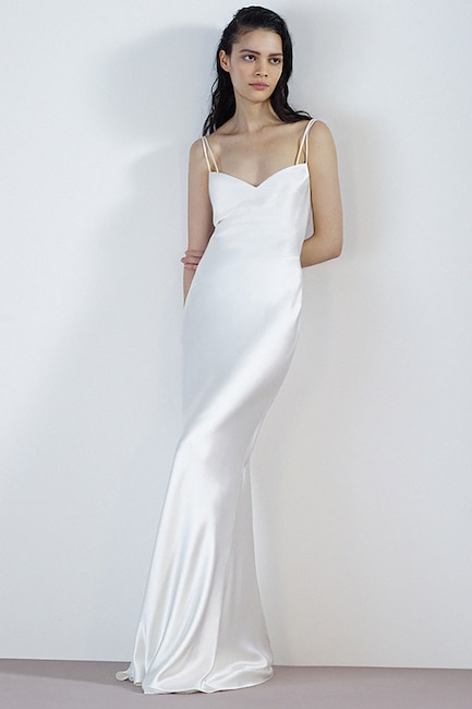 21 White Slip Dresses Every Minimalist Bride Will Love - Love & Lavender
