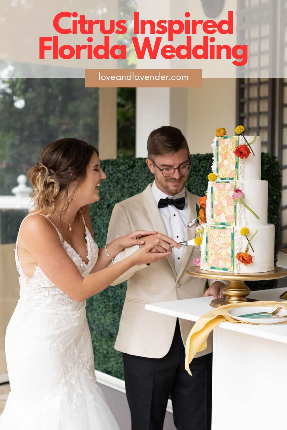 Citrus Inspired Florida Wedding