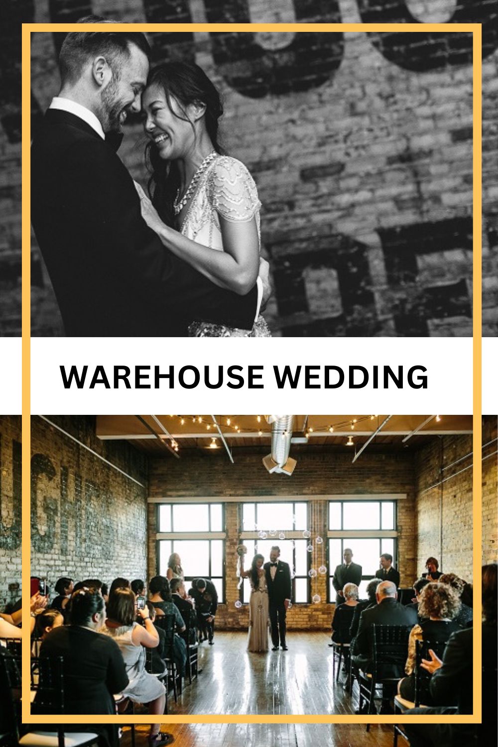 Romantic Industrial Warehouse Wedding