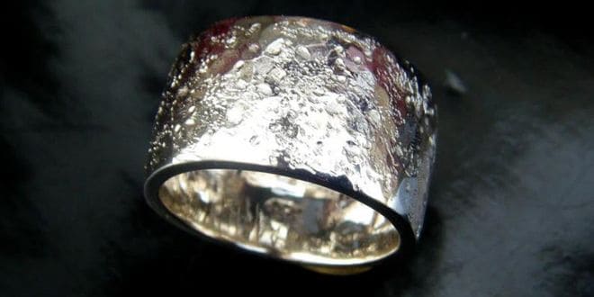 Bespoke Platinum Textured Band