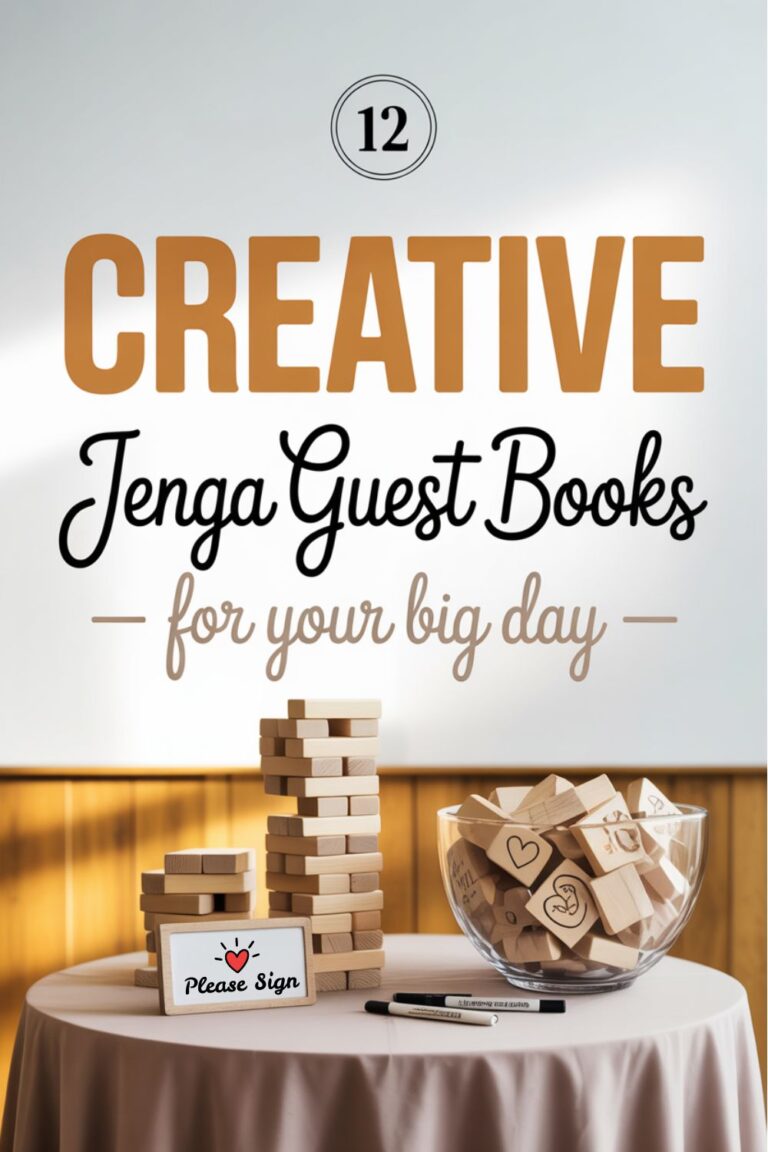 26 Jenga Wedding Guest Book Ideas
