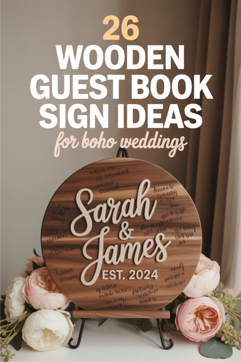 26 Wood Sign Guest Book Ideas [Traditional And Alternative]