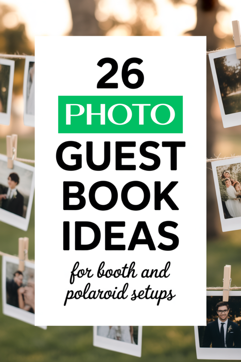 26 Wedding Photo Guest Sign-in Books Your Guests Will Love!