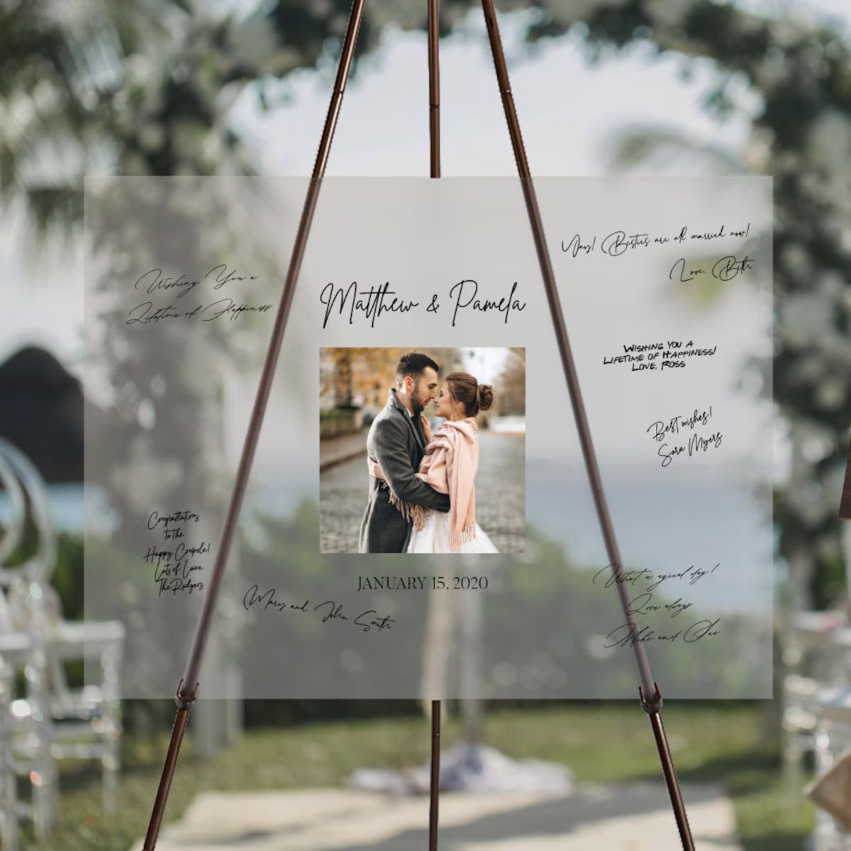 Acrylic Photo Guest Book Alternative
