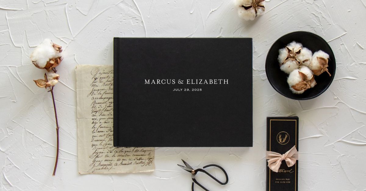 Custom Landscape Guest Book