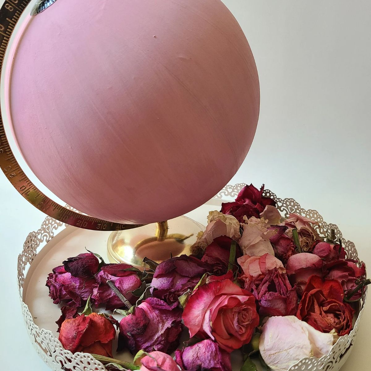 Dusty Pink Chalkboard Globe