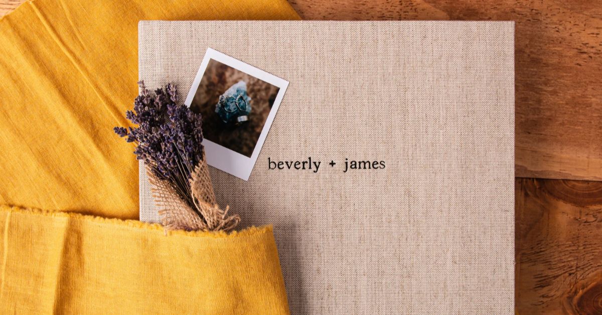 Instax Linen Guest Book