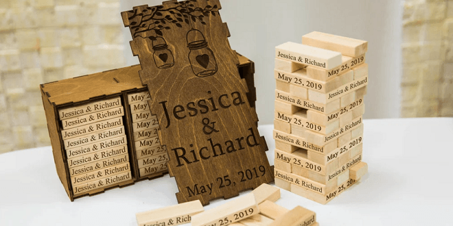 Jenga Wedding Sign Game