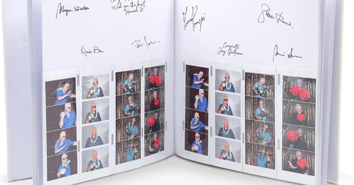Photo Booth Custom Wedding Guest Book
