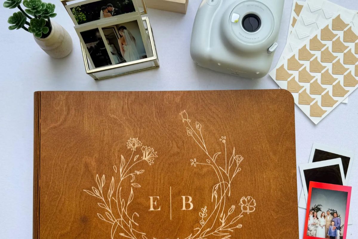 Polaroid Wedding Guest Book Photo Album