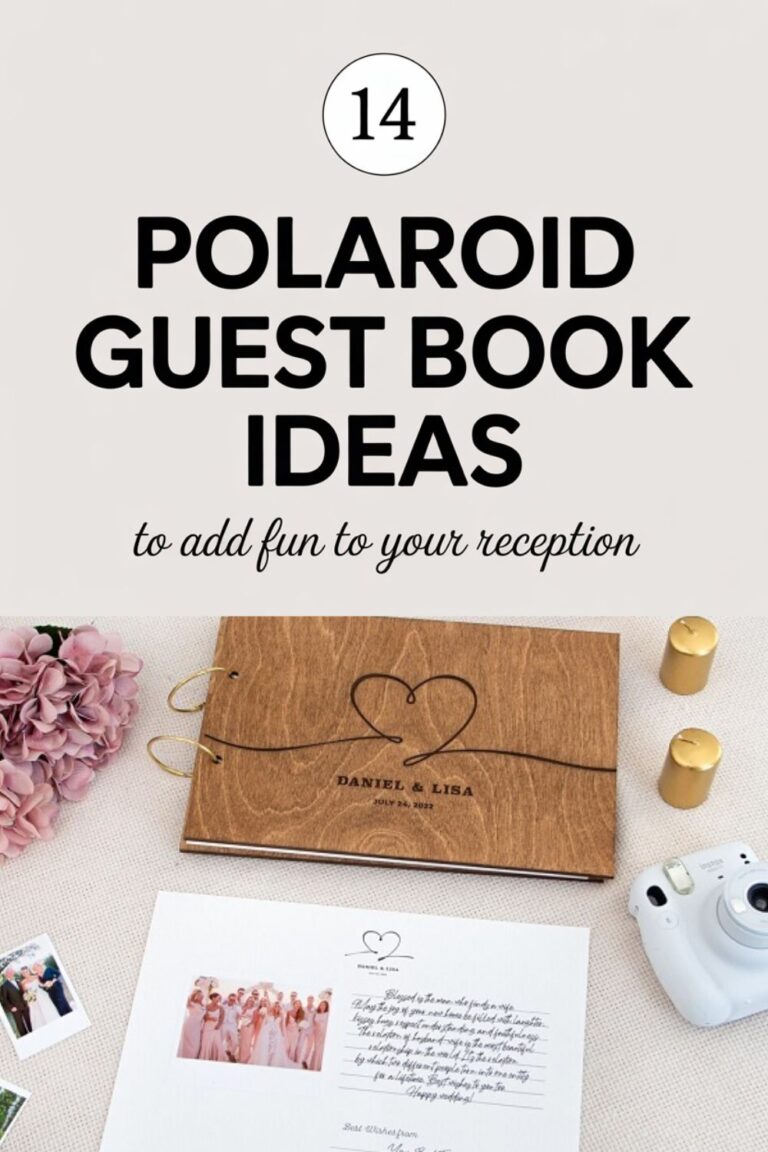 16 Picture-Perfect Polaroid Guest Books 