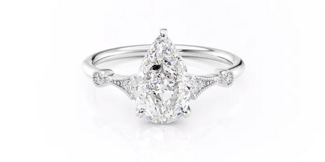 20 Pear Shaped Moissanite Rings for the Romantic Bride - Love & Lavender