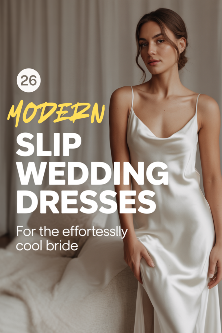 26 Slip Wedding Dresses for Brides Who Love Clean Lines
