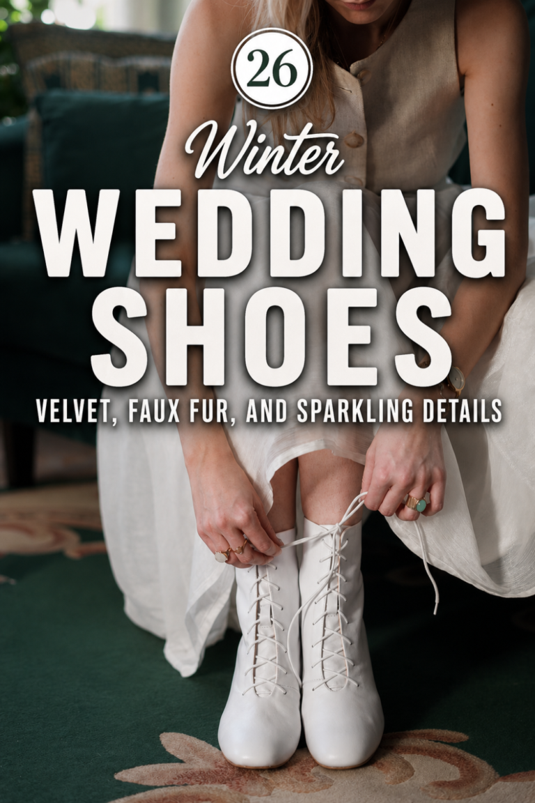 Winter Wedding Shoes That Work for Cold Weather and Real Venues