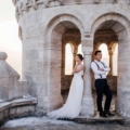 Newly Couple Standing on the Building