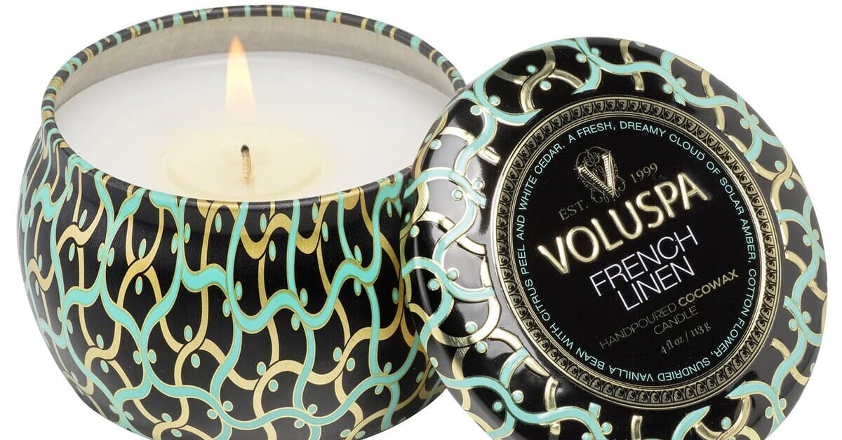 French-Linen-Candle