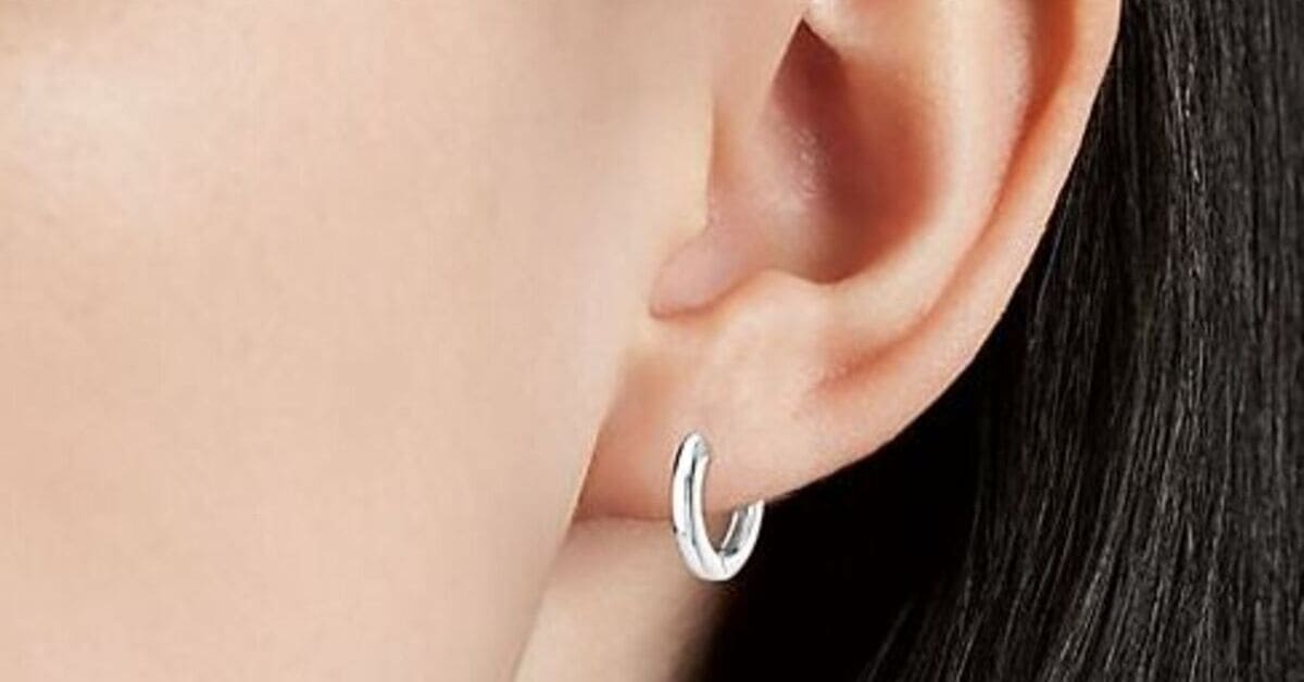 Hinged Hoop Elegant Silver Earrings