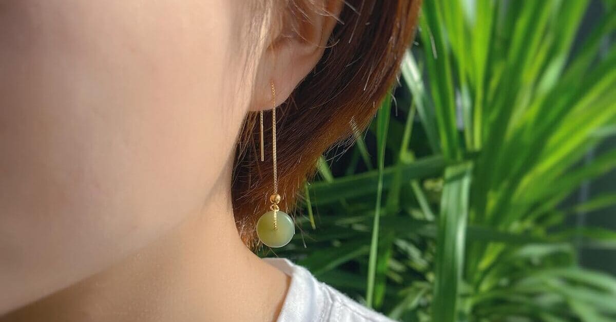 Jade Dangling Earrings
