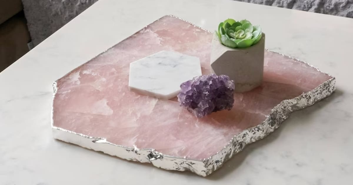 Quartz Crystal Platter