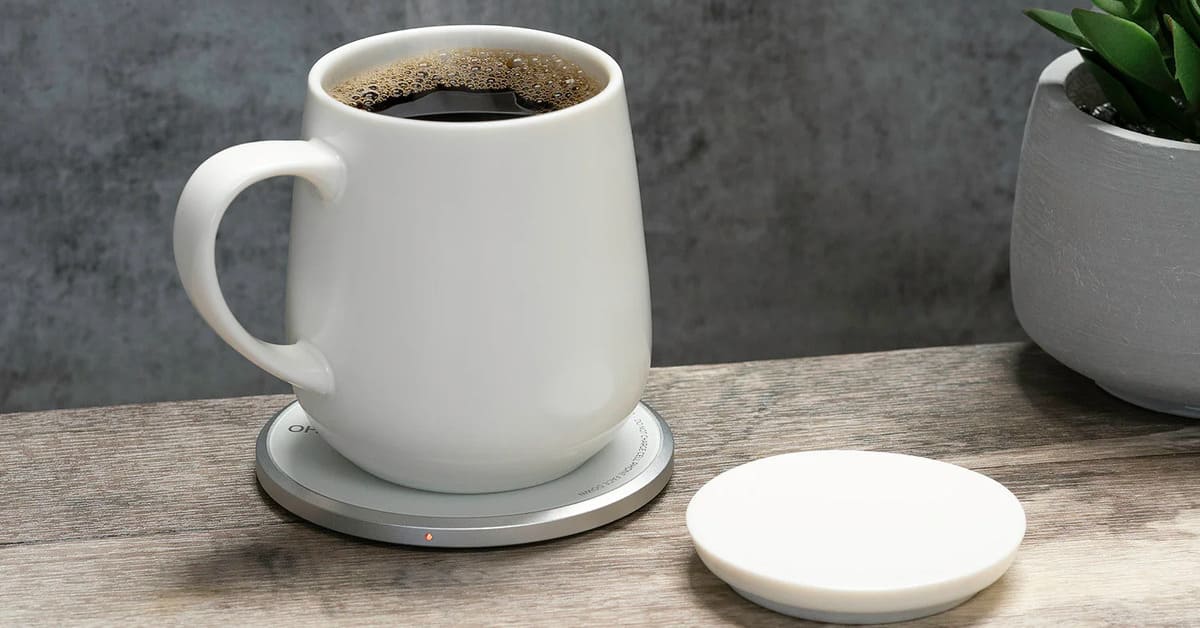 Self-Heating Ceramic Mug Charger