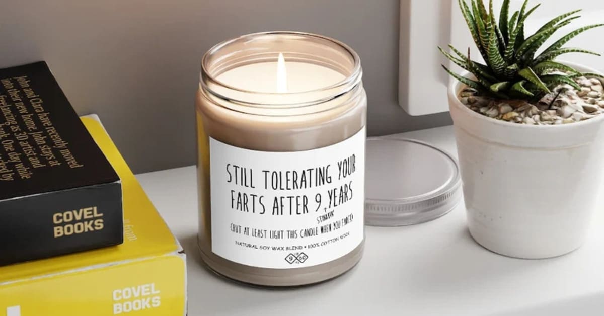 Tolerating Your Farts Candle