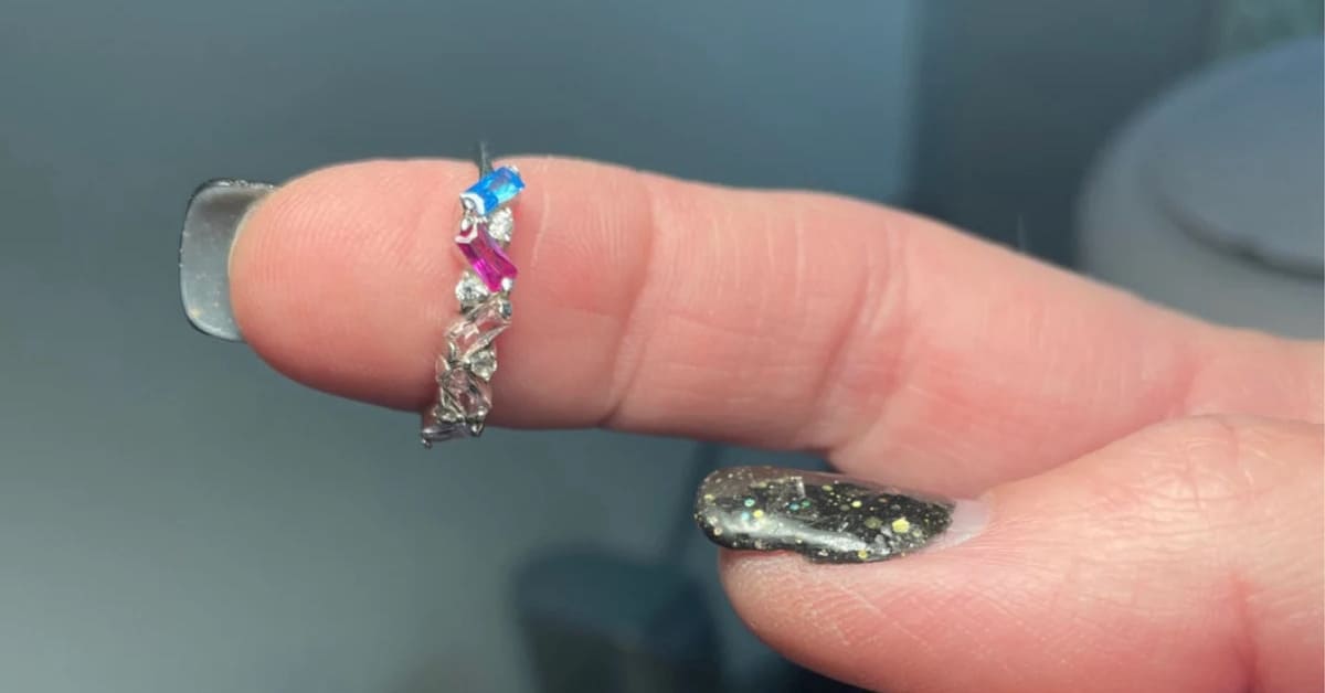 Baguette Birthstone Ring