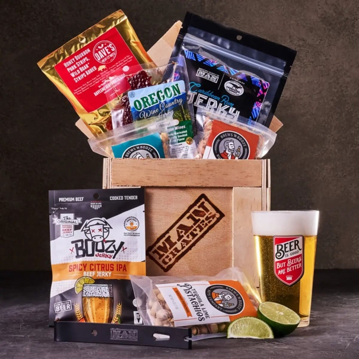 Booze Infused Jerky Crate