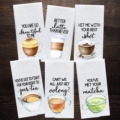 Coffee Lovers Dish Towel