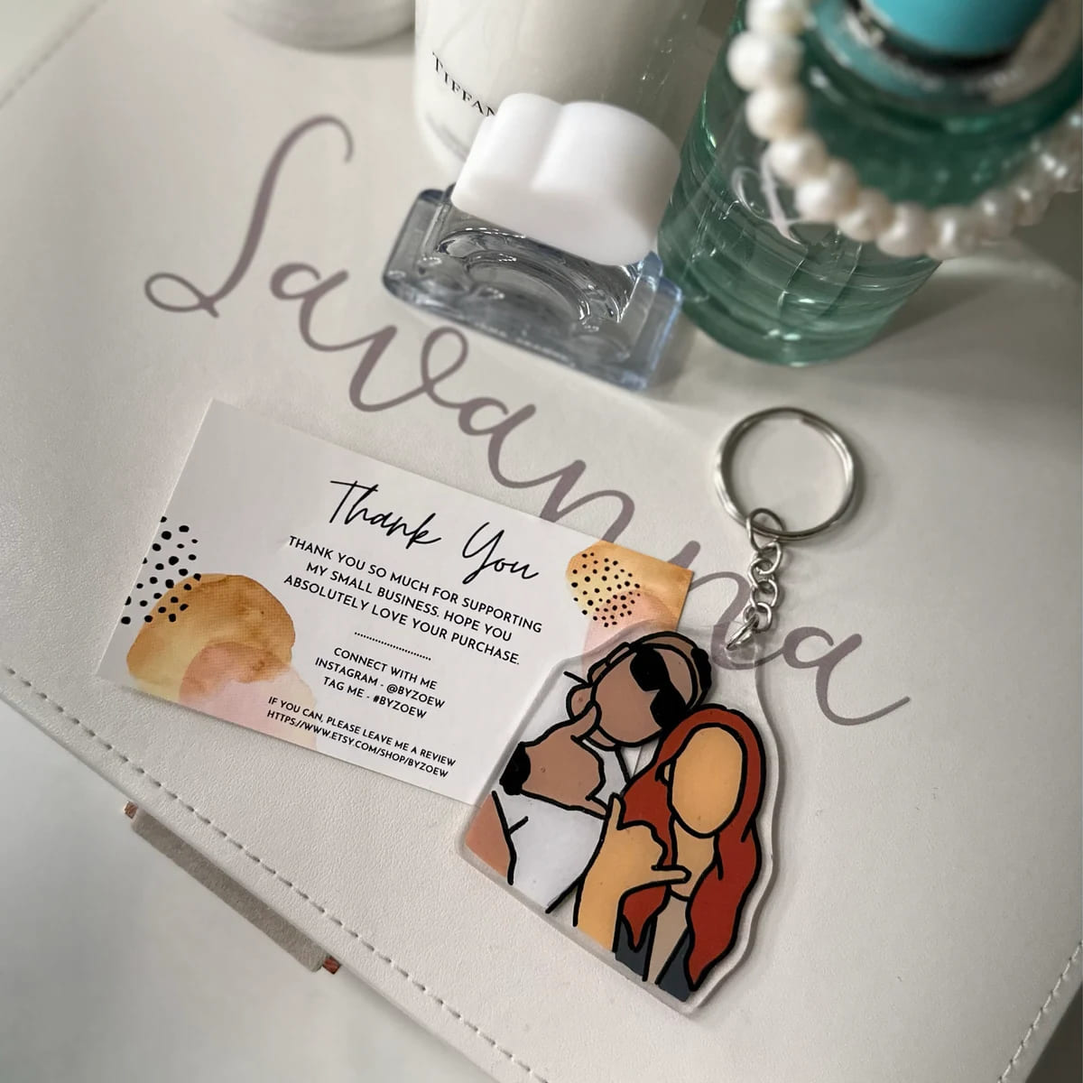 Custom Portrait Keychain