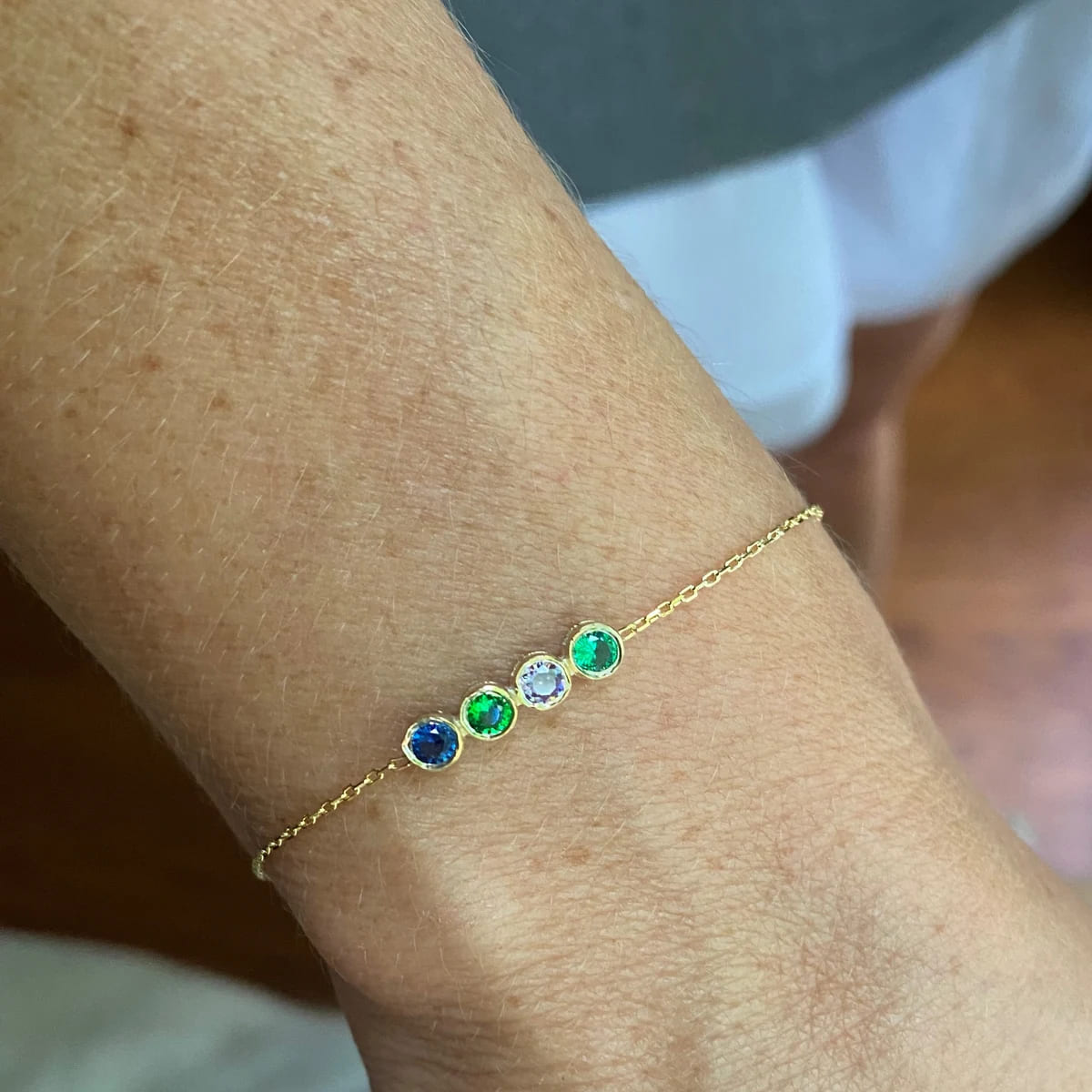 Family Birthstone Bracelet