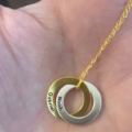 Linked Circle Necklace