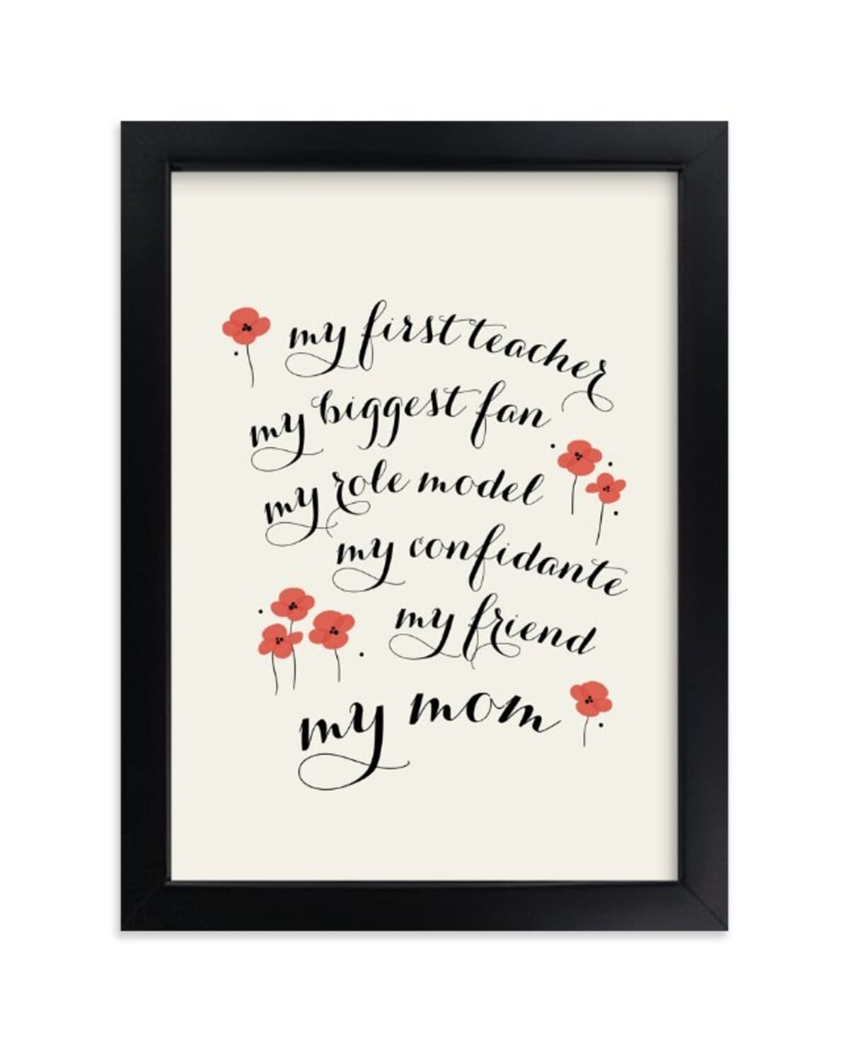 My Best Friend, My Mom Print