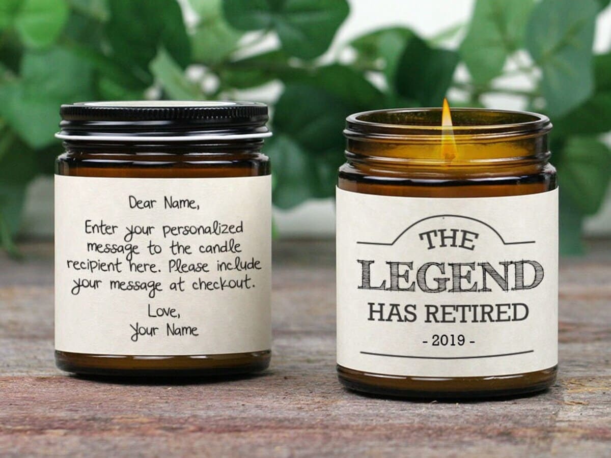 Personalized Candle