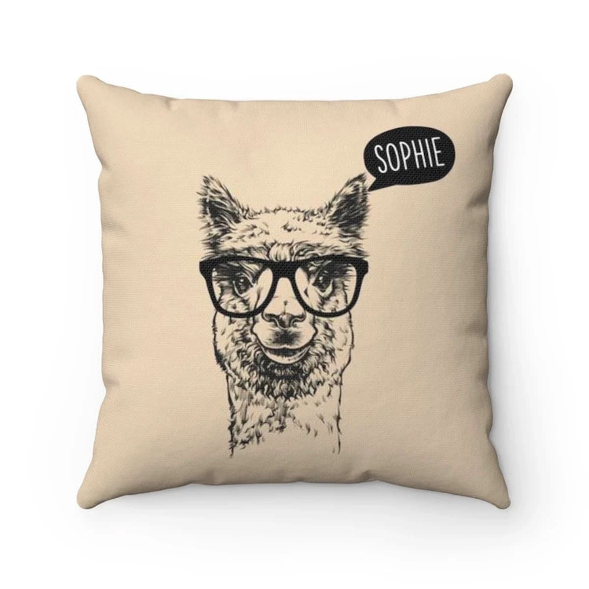 Personalized Llama Pillow