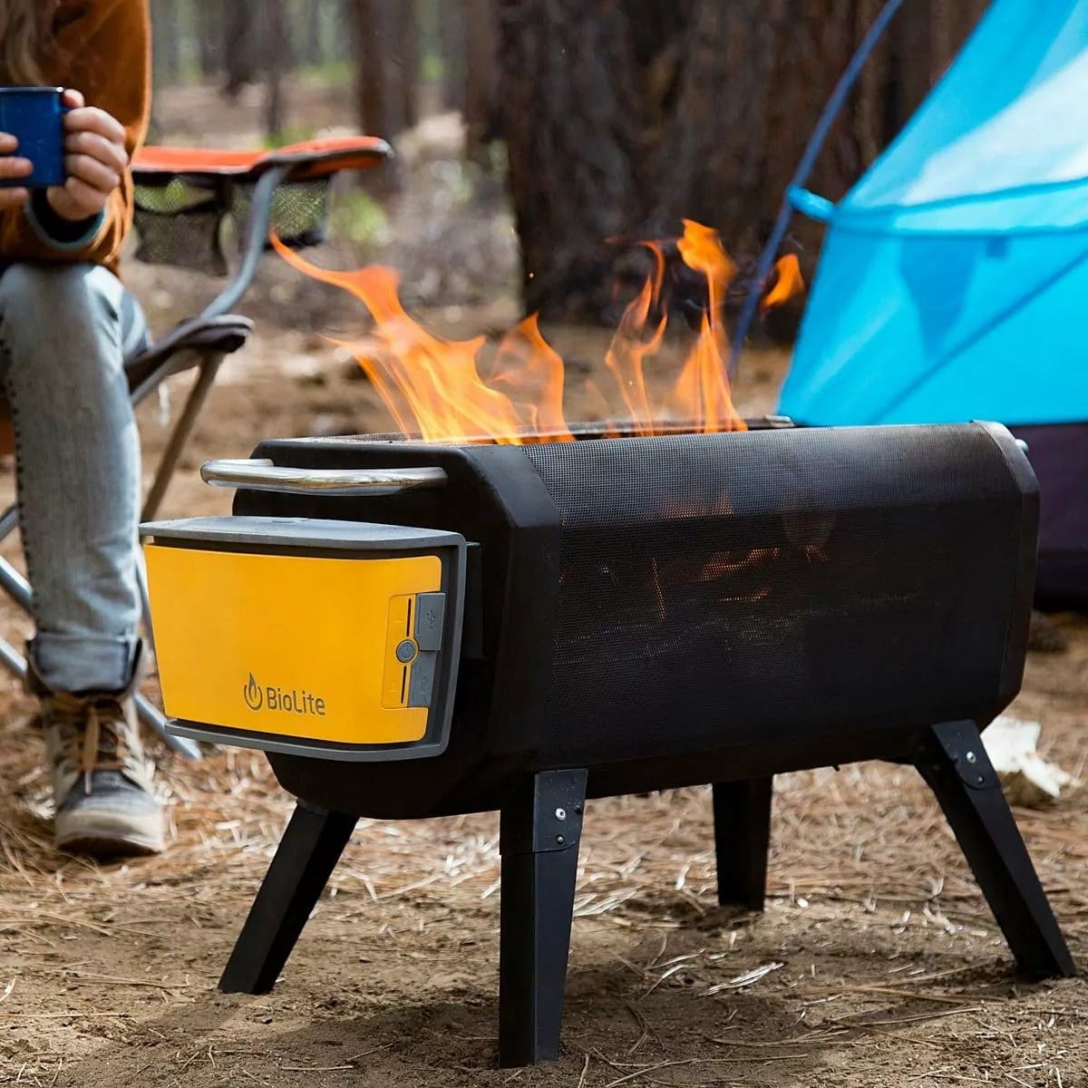 Smokeless Fire Pit and Grill