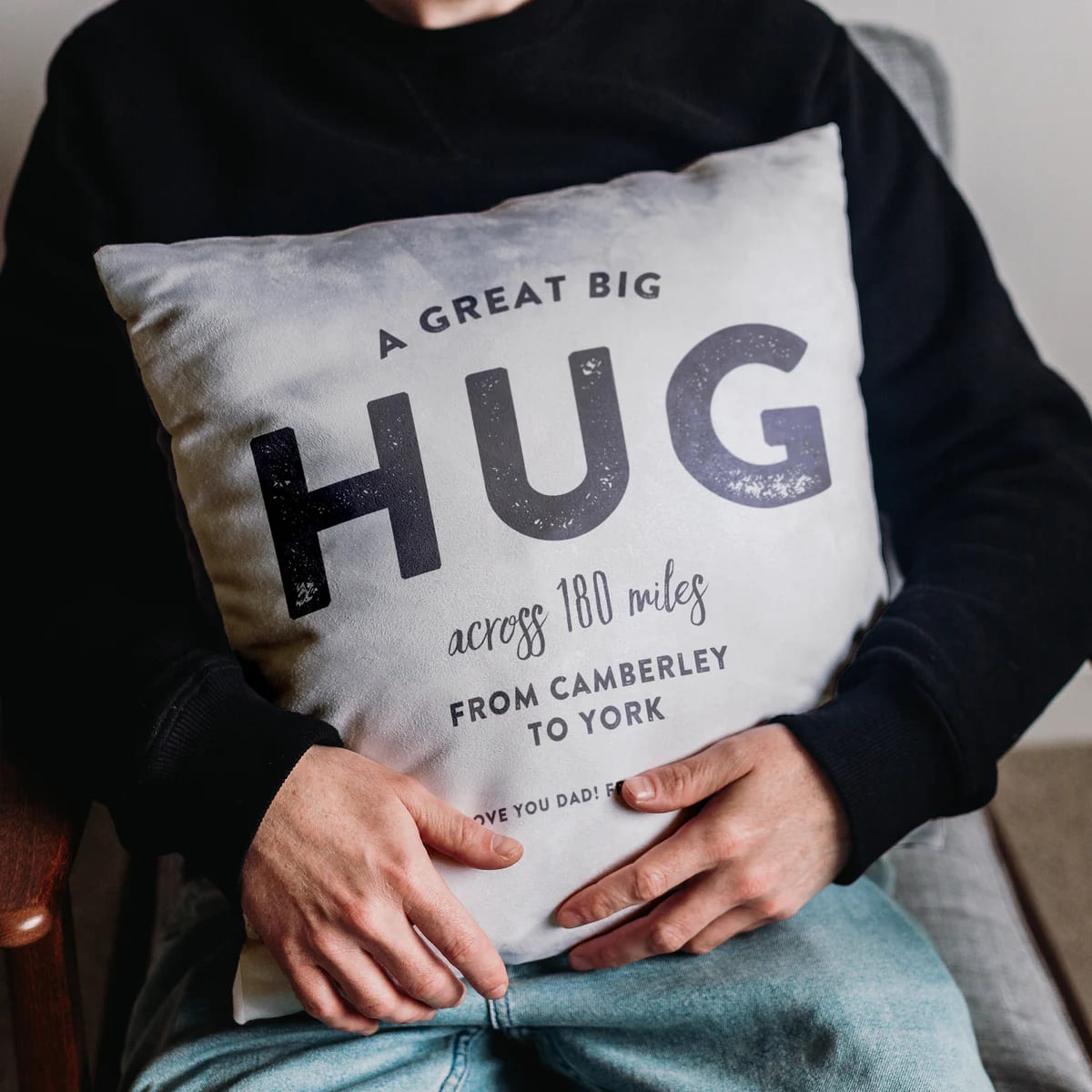 personalized hug pillow