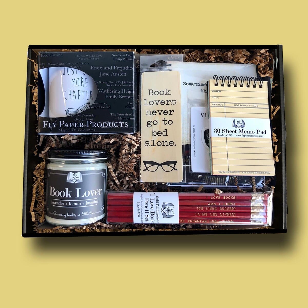 Book Lover Cozy Reading Gift Basket