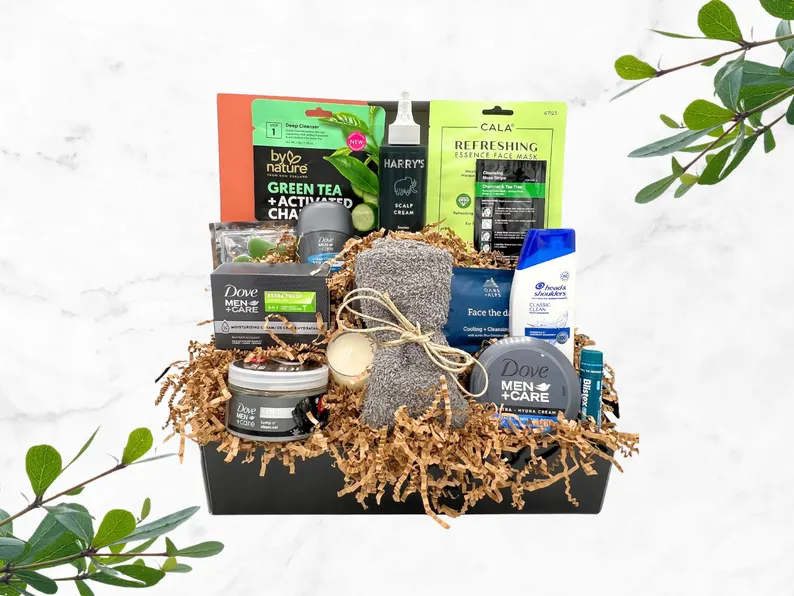 Dude-Approved Pampering Gift Basket