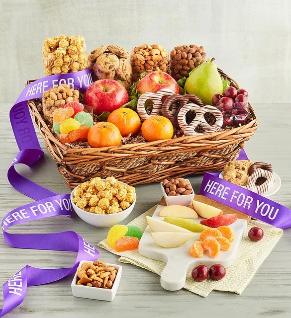 Fruit and Sweets Gift Basket