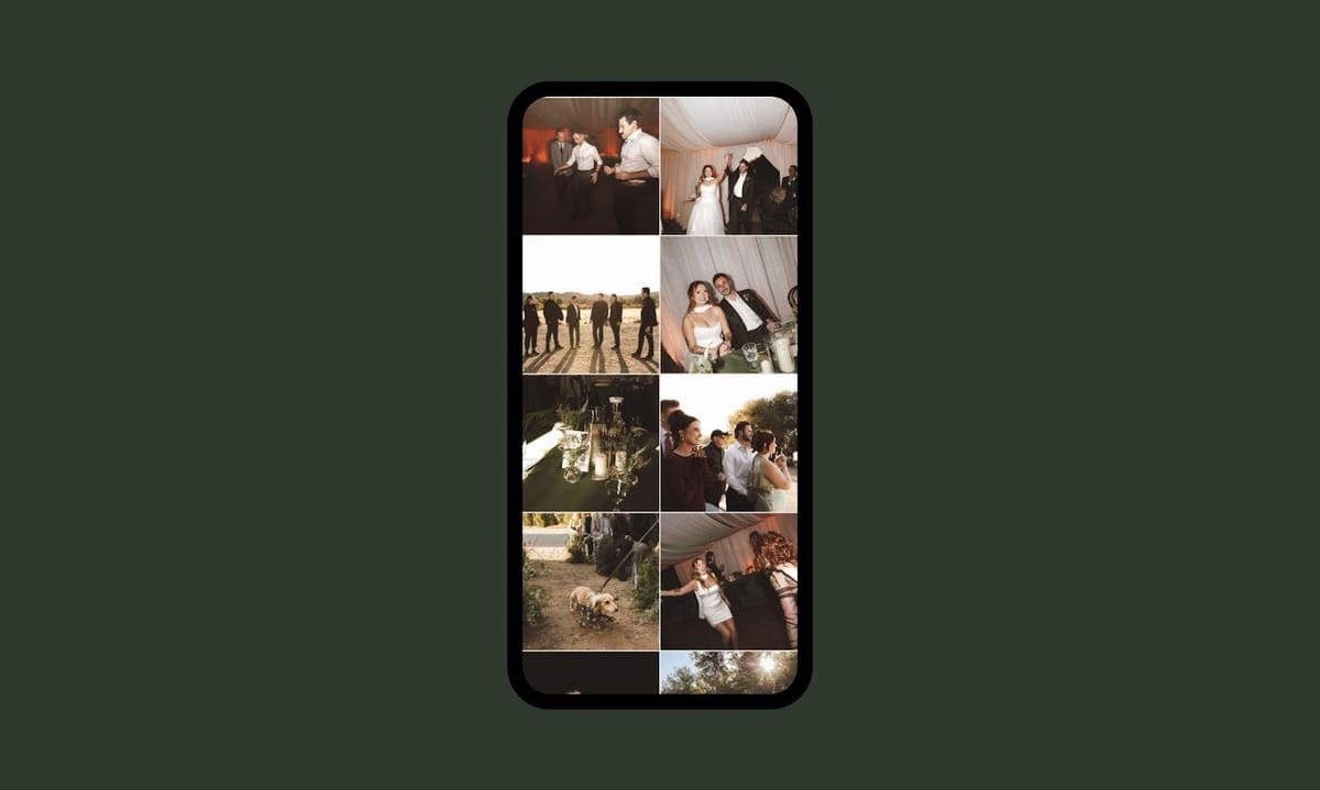 Instagram like feed on a mobile phone