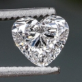 Heart-Shaped Diamond Jewelry Close-Up Photo