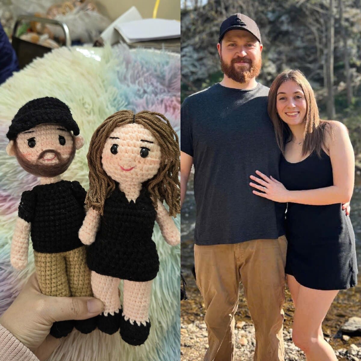 Custom Crochet Couple Dolls