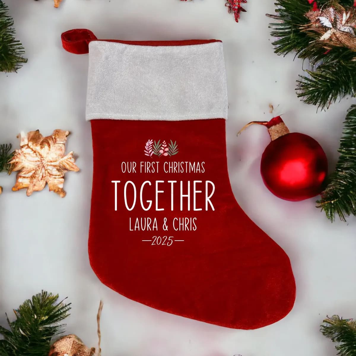 First Christmas Plush Stockings