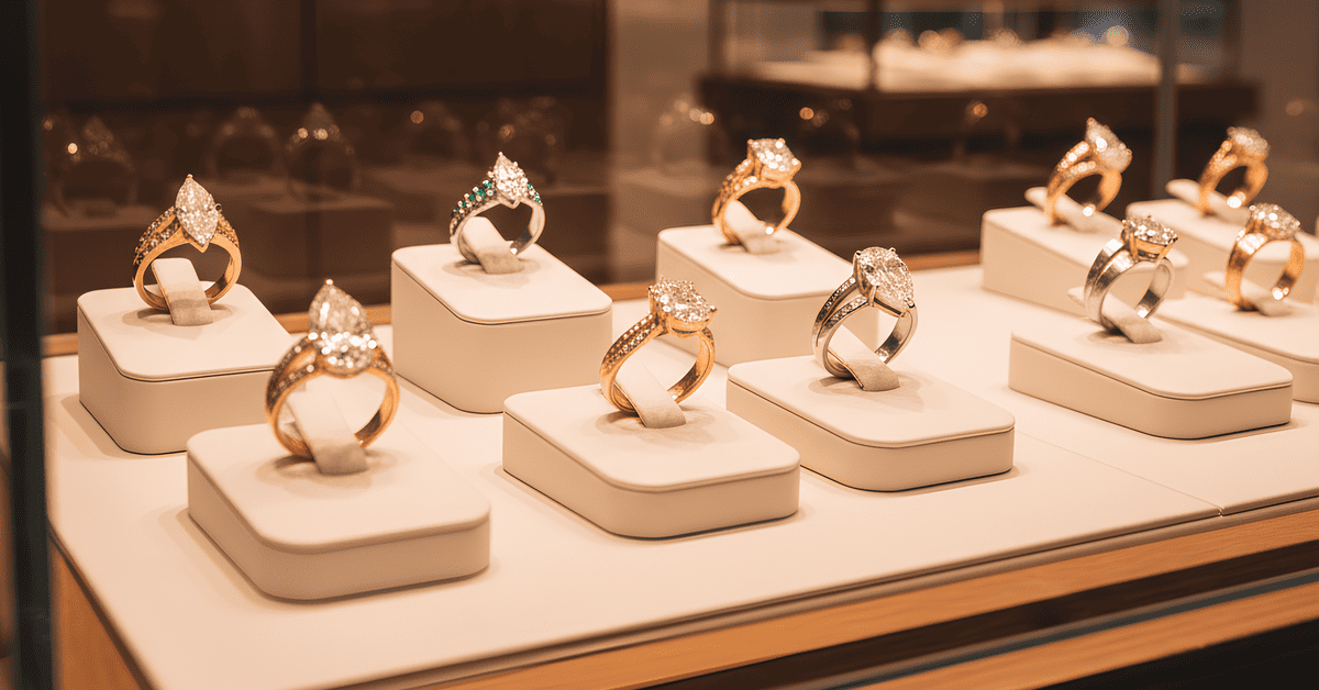 couples are shopping for engagement rings together