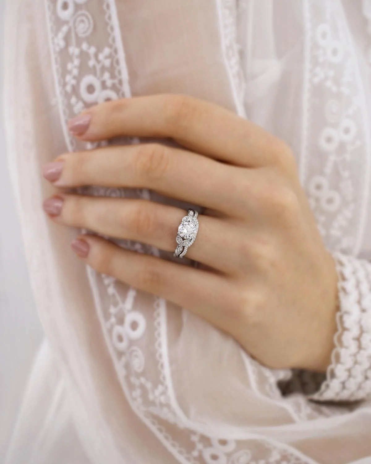 Lily-Arkwright-Vintage-Inspired-Besopke-Floral-Enagement-Ring