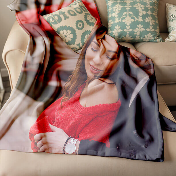 Custom Photo Throw Blanket