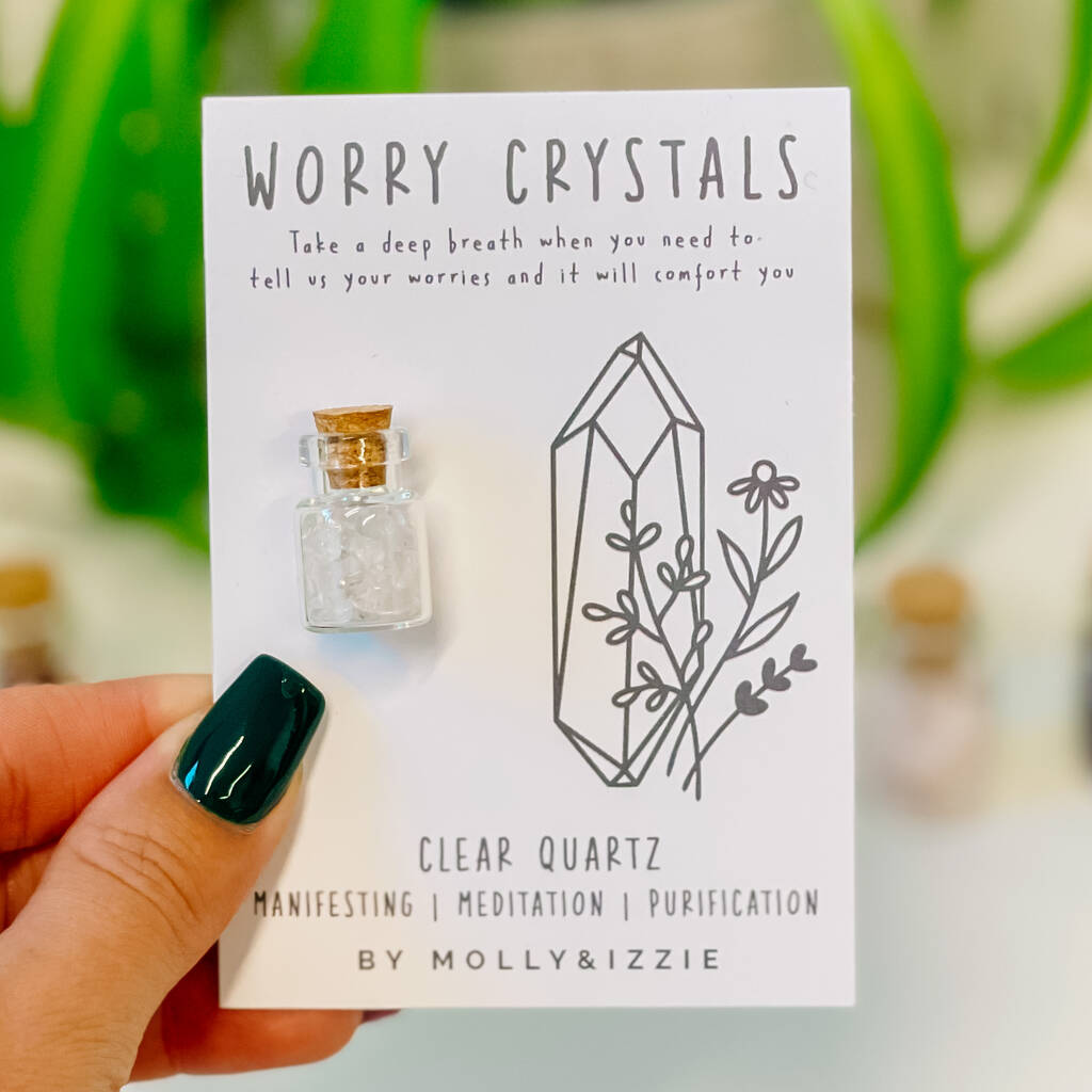 Clear Quartz Worry Crystals