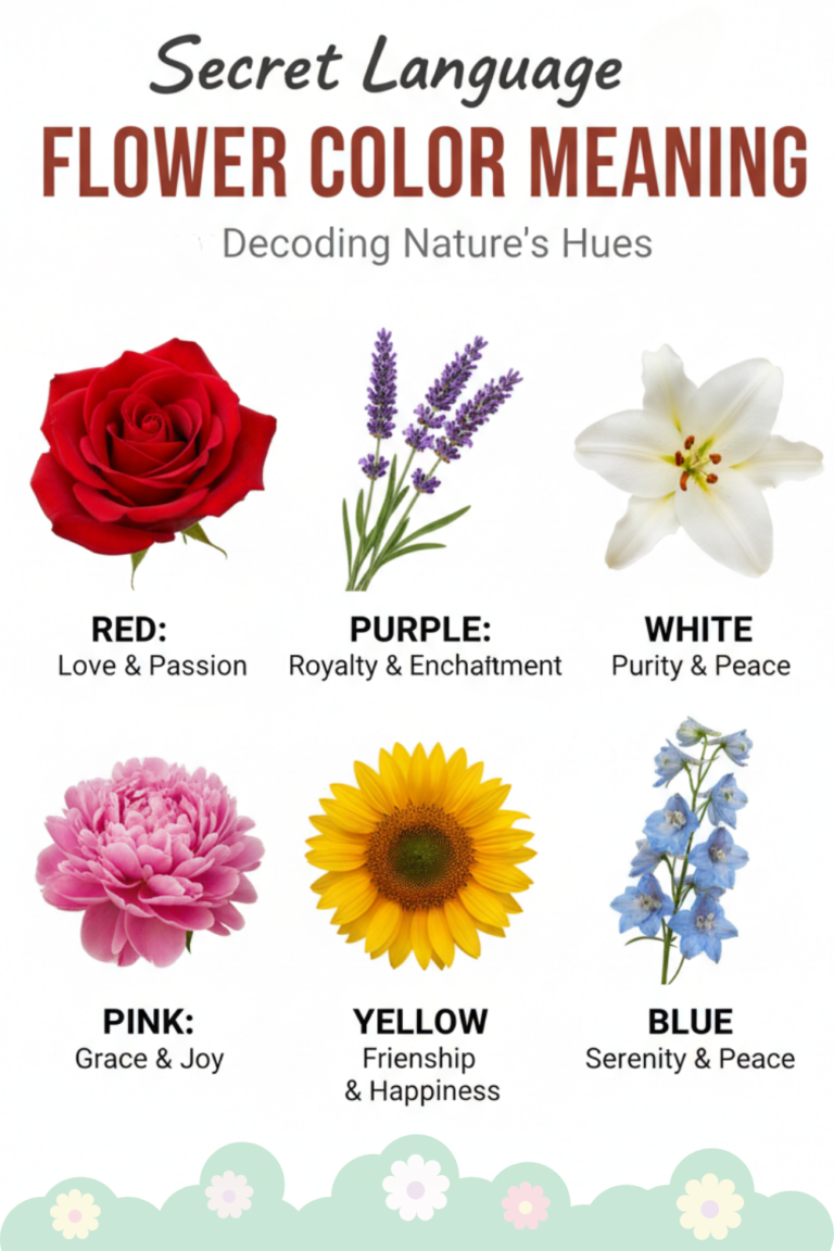 Flower Color Meaning: Secret Language of Flowers