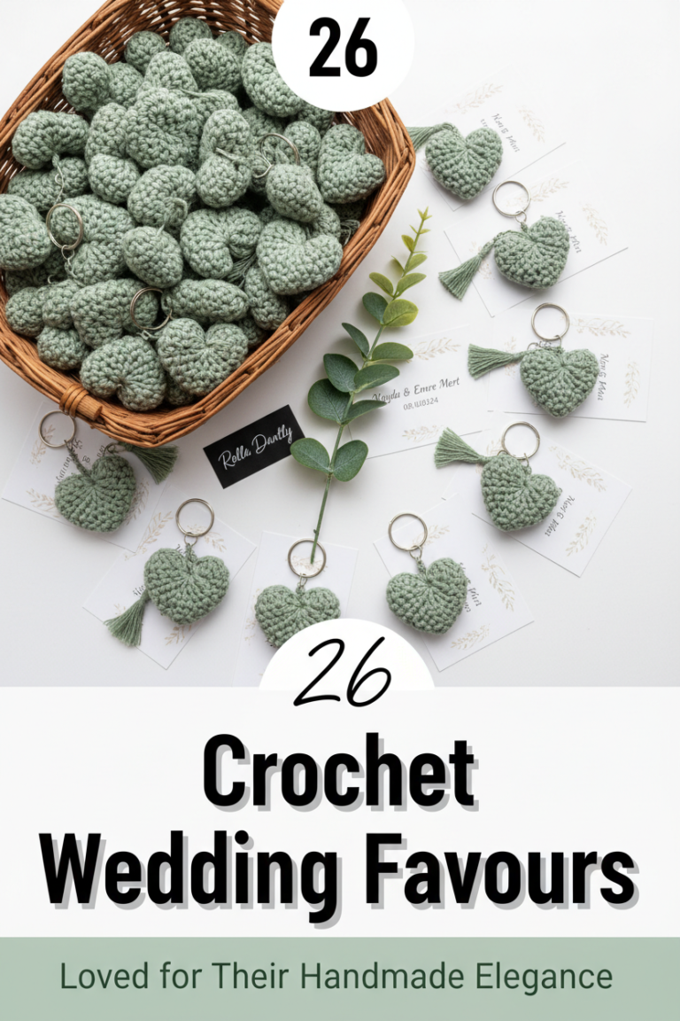 26 Beautiful Crochet Wedding Souvenir Ideas Crafted with Love