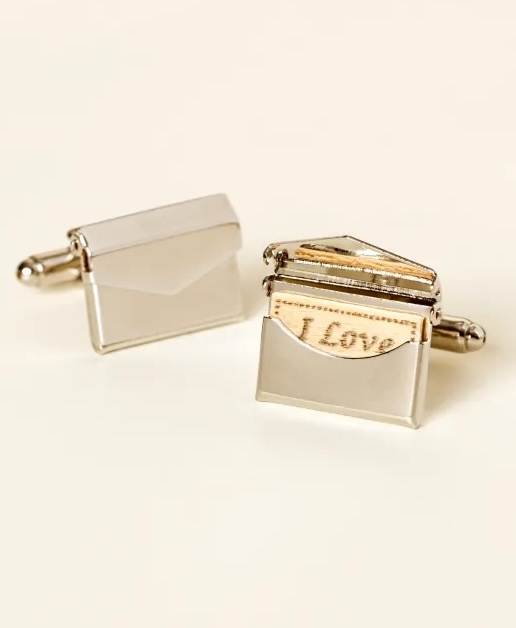Custom Love Letter Cufflinks